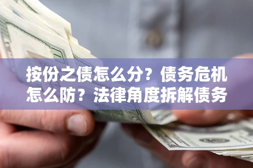 北京按份之债怎么分？债务危机怎么防？法律角度拆解债务分配与风险自保指南