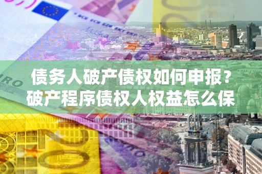 北京债务人破产债权如何申报？破产程序债权人权益怎么保障？