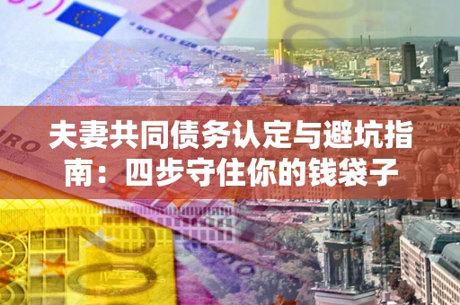 北京夫妻共同债务认定与避坑指南：四步守住你的钱袋子