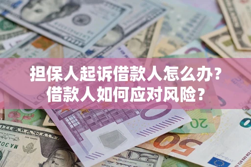 北京担保人起诉借款人怎么办？借款人如何应对风险？